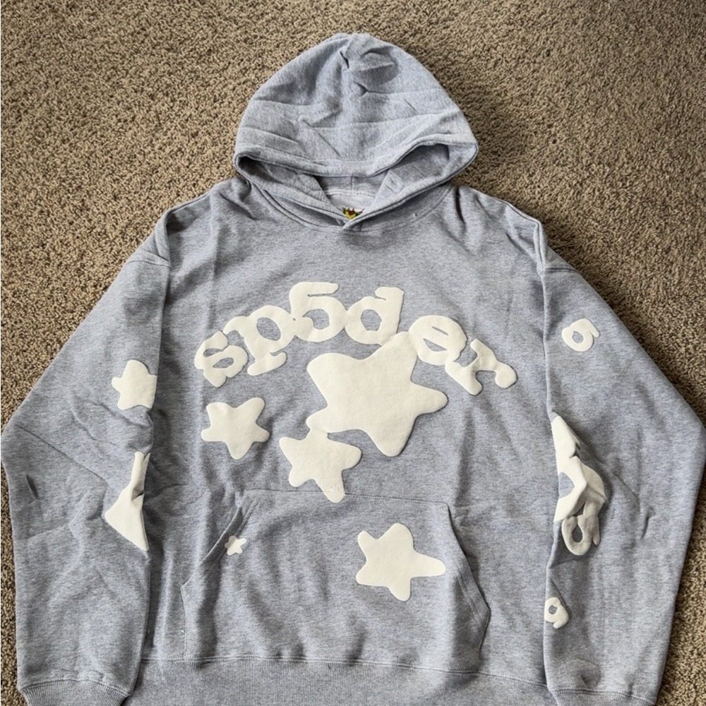 Spider Hoodie Beluga Grey